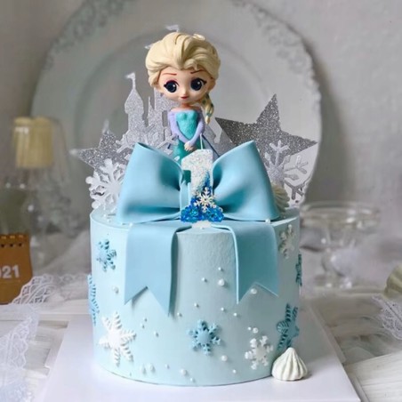Świeczka Urodzinowa Na Tort / FROZEN / Świeczki na Urodziny / CYFRA 0