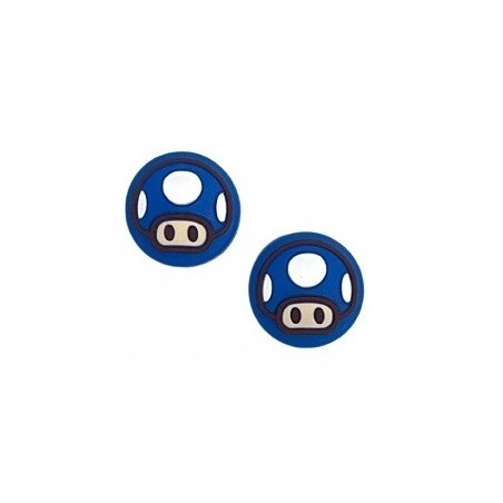 Gumki Nakladki na analog NINTENDO Switch MARIO GRZYB niebieski 2szt