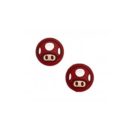 Gumki Nakladki na analog NINTENDO Switch MARIO GRZYB czerwony 2szt