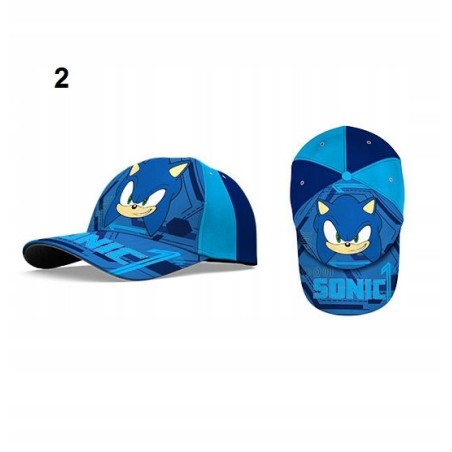 Czapka z daszkiem / dziecięca / Sonic / rozmiar 54 cm / bawełna