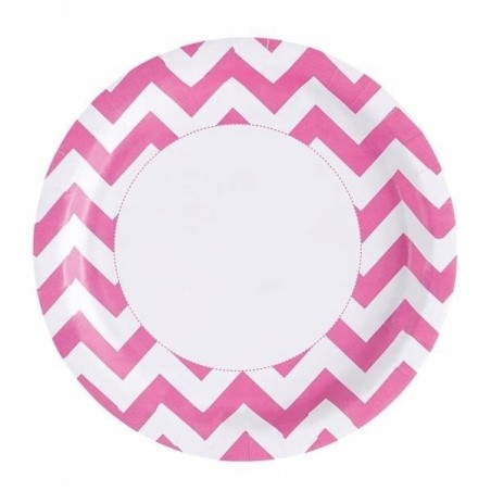 Talerzyki Jednoirazowe / Rozowe / Pink / Urodziny / Baby shower / 23