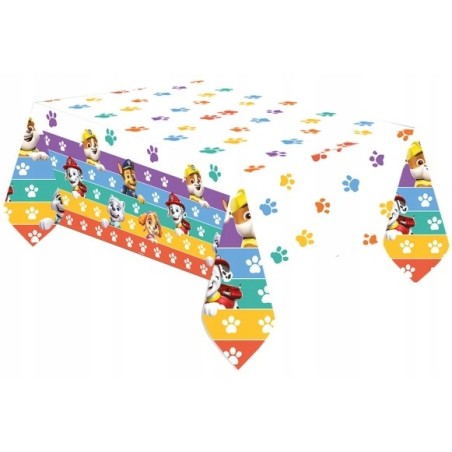 Obrus jednorazowy Psi Patrol / Urodziny / Happy Birthday / 180x120 cm