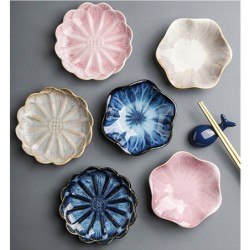 Ceramiczna Sosierka do Sosu Sojowego Niebieska Styl Japonski Sushi / 2