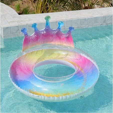 Koło do pływania Korona 70 cm / Brokatowe / Crown / Dmuchane