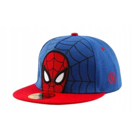 CZAPKA Z DASZKIEM SPIDER MAN / FULL CAP / SNAPBACK / NIEBIESKA