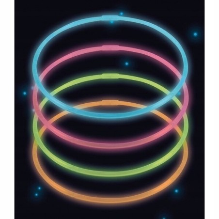 Świecący Naszyjnik Fancy Glow 56 cm – Impreza Neon LED / zestaw / 4 SZTUKI