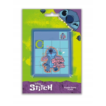 Układanka przesuwna 15 elementów - disney stitch