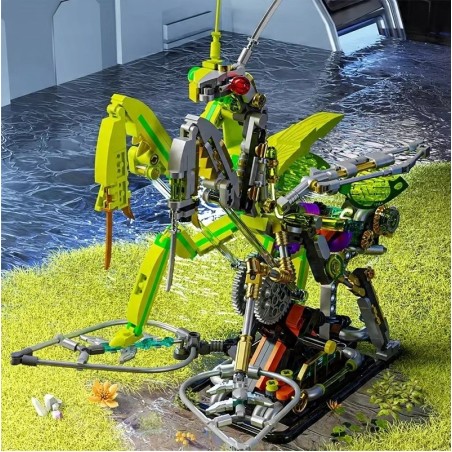 Klocki Modliszka Mechaniczny Konstrukcyjne 999 Elementów Ruchome