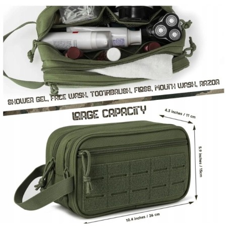 Taktyczna Saszetka Kosmetyczka - Duża Pojemność, Outdoor, Camping, Survival