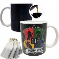 Kubek zmieniający kolor / Magiczny / Harry Potter / 325 ml / Herb Hogwartu 2
