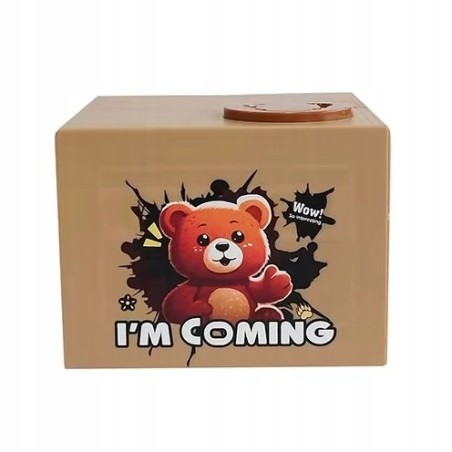 Skarbonka dla dzieci Elektroniczna MONEY BOX z motywem GORILLA