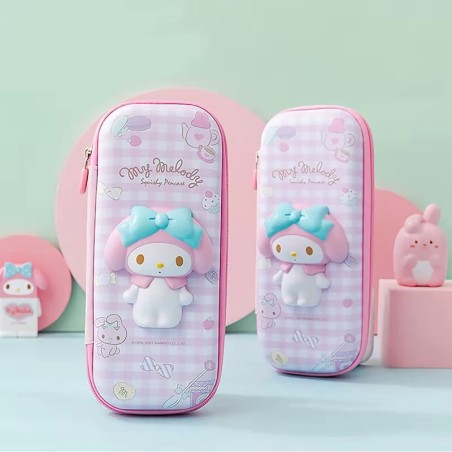 Piórnik My Melody Sanrio 3D Jednokomorowy szkolny Kuromi dla dziewczynek