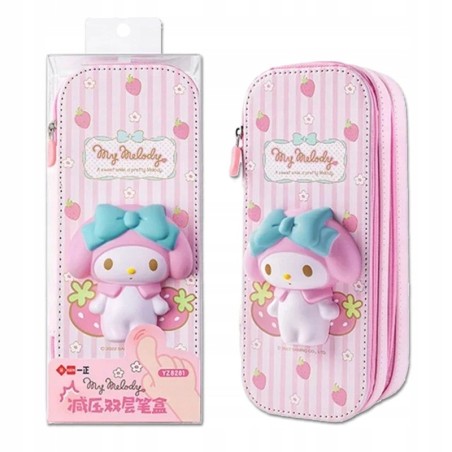 Piórnik My Melody Sanrio 3D szkolny Kuromi dla dziewcznki