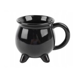 Kubek „Witches Brew” Czarny Kociołek Czarownicy Halloween Ceramiczny 350 ml 2