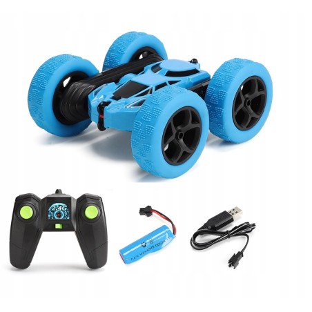 Samochod Zdalnie Sterowany 360 stopni 15km/h Niebieski