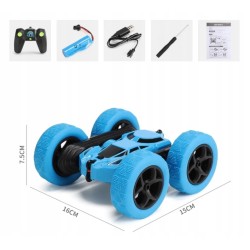 Samochod Zdalnie Sterowany 360 stopni 15km/h Niebieski 2