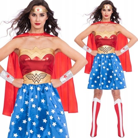 Strój Kostium Przebranie WONDER WOMAN Karnawał Bal rozm.M LICENCJA