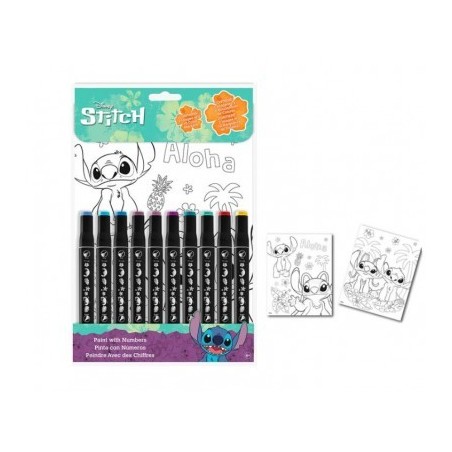 Stich koloruj po numerach świetna zabawa dla całej rodziny - licencja