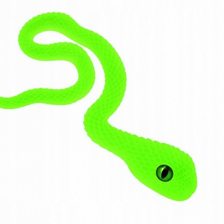 Figurka / Smok / Wąż 3D świecący w ciemności – LUMINESCENCYJNY Green 30 cm