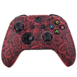 Etui Silikonowe na pada Xbox One Case Bandana Czerwony