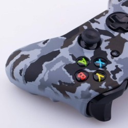 Pokrowiec na Pada Xbox One Camo Silikonowe Etui Skin Moro szary 2