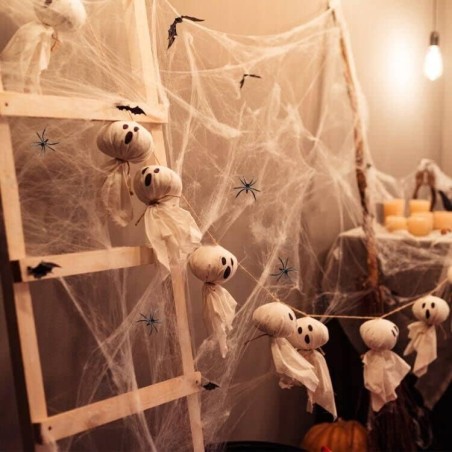 Sztuczna pajęczyna 100 g Halloween 20...