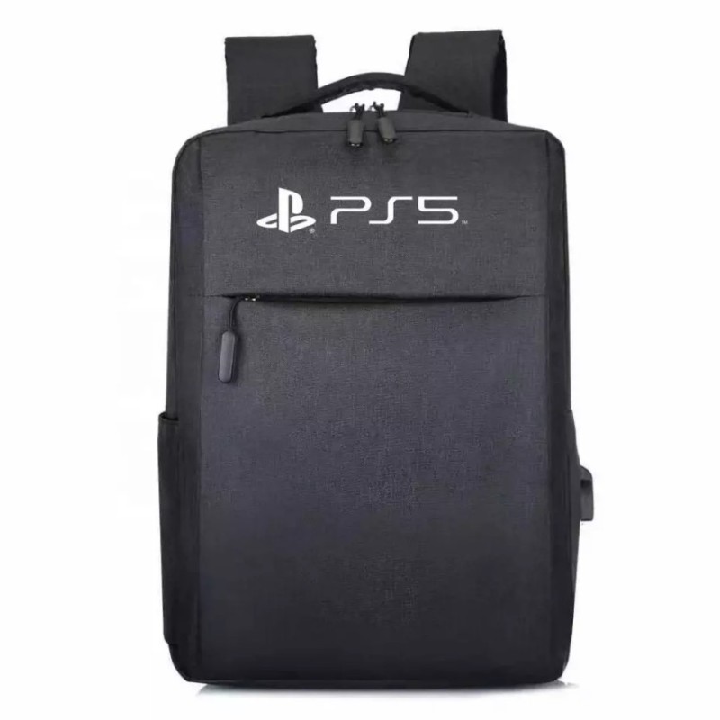 Torba Plecak Na Konsole PS5 i PS4 Z USB kolor Czarny