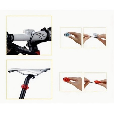 Mini Led Lights Lampki rowerowe,...