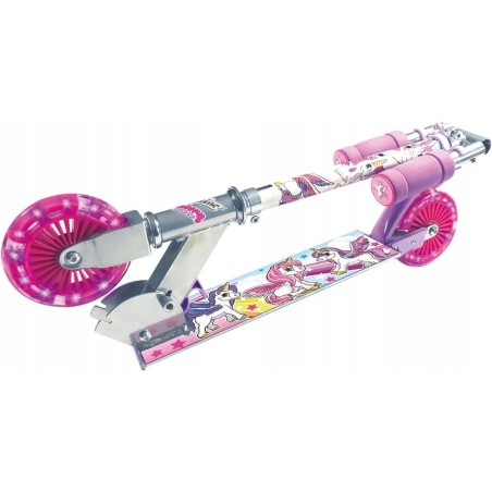 Scooter z oświetlonymi kołami –...