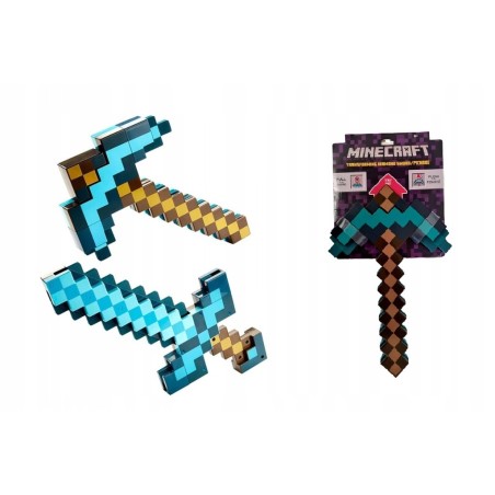 Diamentowy Miecz i Kilof MINERAFT 2w1