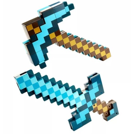 Diamentowy Miecz i Kilof MINERAFT 2w1