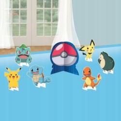 Zestaw Dekoracyjny Pokemon 2024 na Stół 7 Elementów...