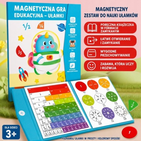 Magnetyczna Gra Edukacyjna – Ułamki...