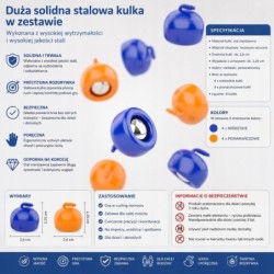 Gra Curling Stołowy Zestaw 8 Kamieni i Mata Sport... 2