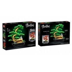 Klocki Bonsai Drzewko Bonsai 2w1 Klon Sosna 1023 el.... 2