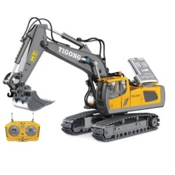 Koparka Zdalnie Sterowana RC 2.4GHz 11CH Metalowa...