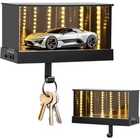 Wieszak na klucze LED Infinity Mirror...