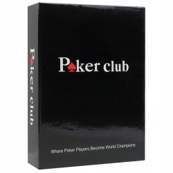 Karty do gry Poker Club 100% Plastic Talia kolor niebieski 2