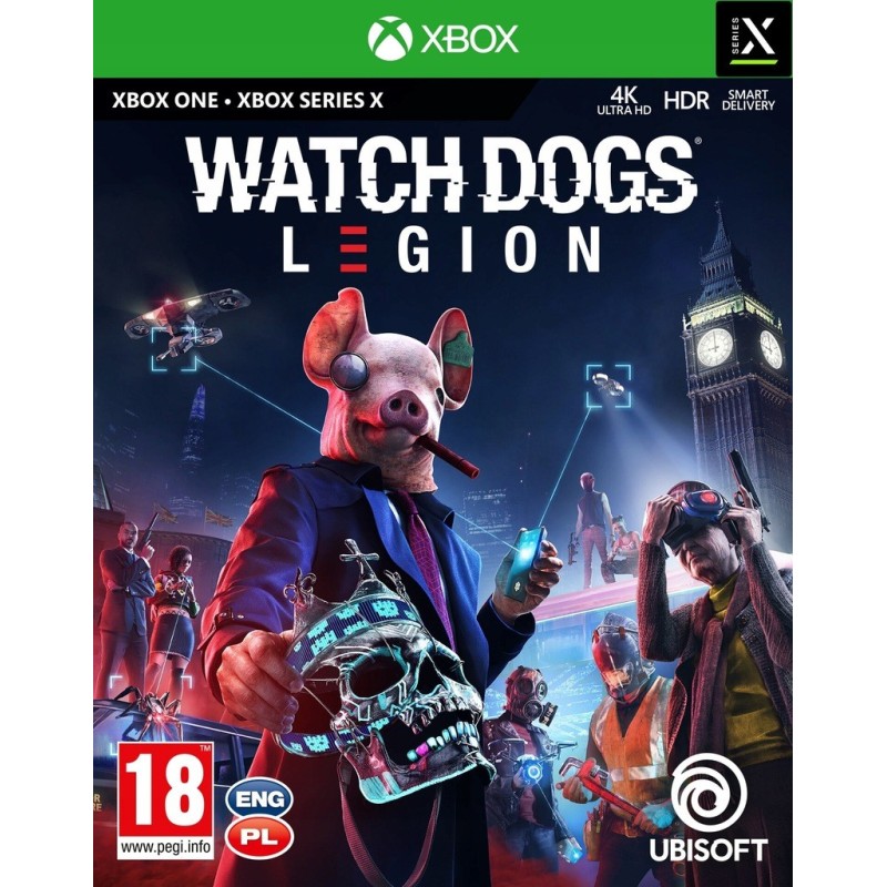 Xbox ONE Series X Watch Dogs Legion PL Okładka FR/ND