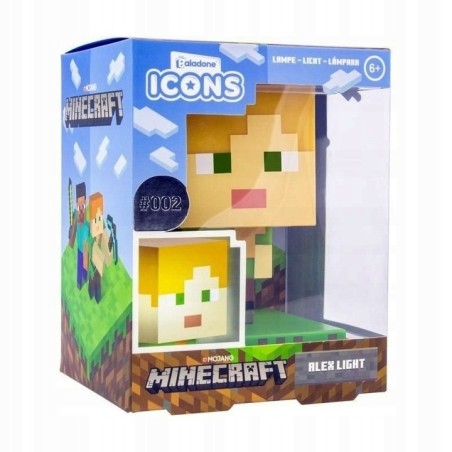 Lampka Minecraft Alex Icons i Gratis Magnes