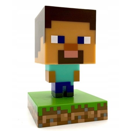 Lampka Minecraft Steve Icons Light - 11 cm + Gratis Magnes