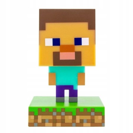 Lampka Minecraft Steve Icons Light - 11 cm + Gratis Magnes