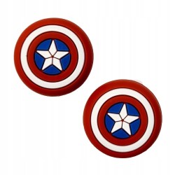 Gripy Kapitan Ameryka 2szt Gumki Nakladki na analog (PS3 PS4 PS5 XBO