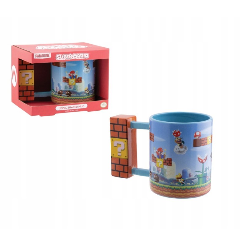 Kubek Ceramiczny MARIO BROS - Level Shaped Mug 500ml