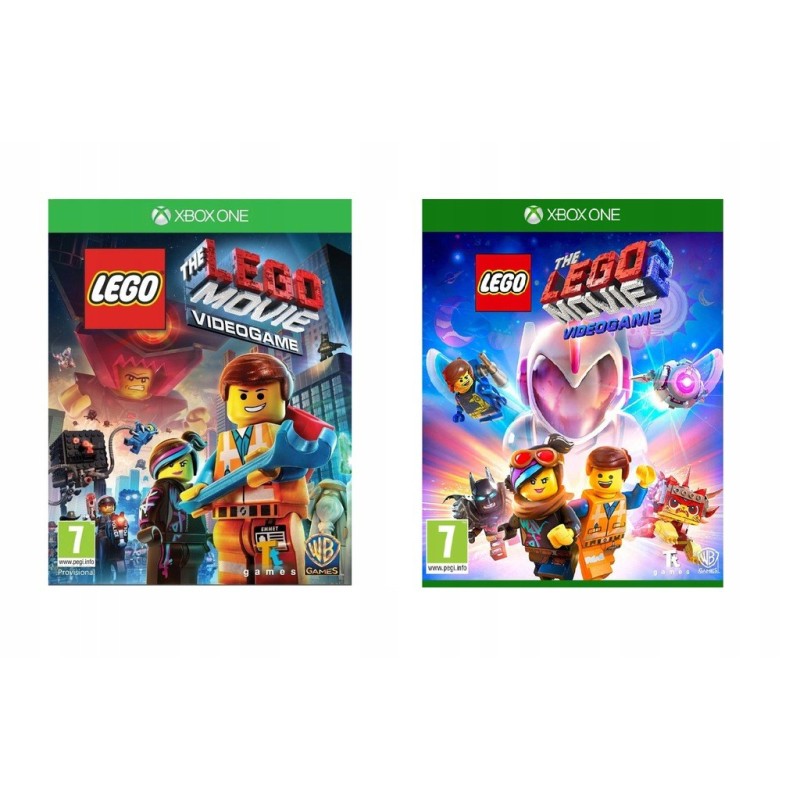 Xbox ONE Zestaw 2 Gry Lego Movie Przygoda 1 + Lego Movie Przygoda 2 PL