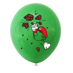 Balony z Nadrukiem MARIO BROS 12szt 2