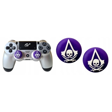 Gumki Nakładki na analog PS3 PS4 PS5 XBOX - Bones - 2x