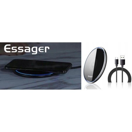 Ładowarka Bezprzewodowa ESSAGER 15W - biały
