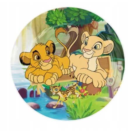 Talerzyki Jednorazowe KROL LEW sr. 23cm 10szt