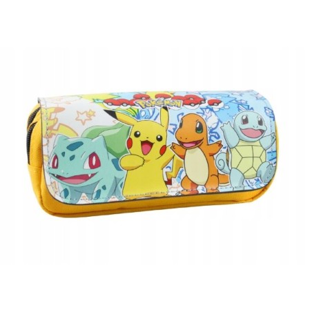 Piórnik Pokemon Dwukomorowy Żółty - Idealny Wybór dla Szkoły i Przedszkola